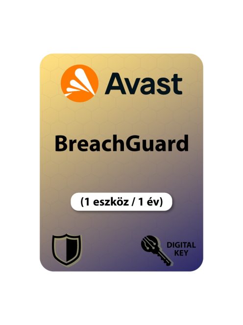 Avast BreachGuard (1 eszköz / 1 év) digitális licence kulcs  letöltés