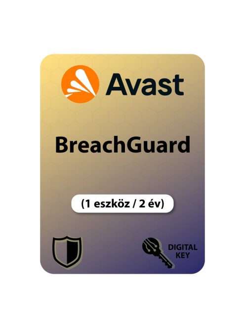 Avast BreachGuard (1 eszköz / 2 év) digitális licence kulcs  letöltés