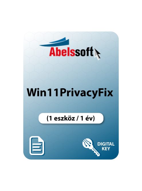 Abelssoft Win11PrivacyFix (1 eszköz / 1 év) 
