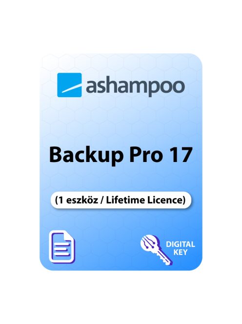Ashampoo Backup Pro 17 (1 eszköz / Lifetime Licence) digitális licence kulcs  letöltés