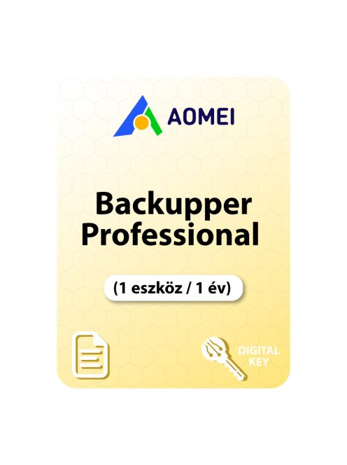 AOMEI Backupper Professional (1 eszköz / 1 év) 