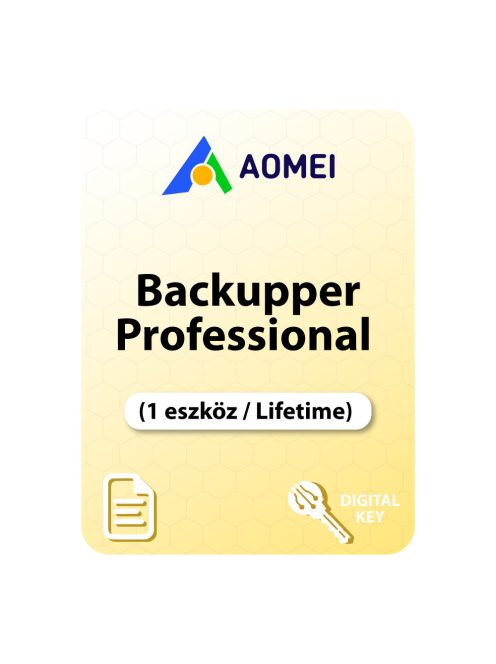 AOMEI Backupper Professional (1 eszköz / Lifetime) 