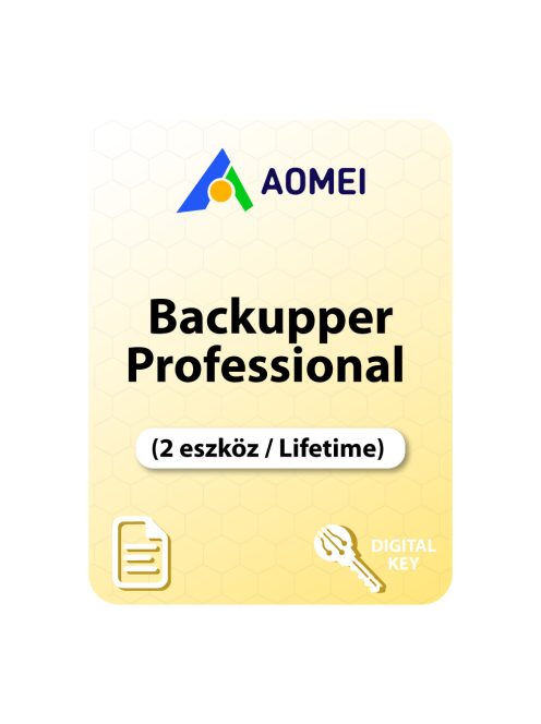 AOMEI Backupper Professional (2 eszköz / Lifetime) 