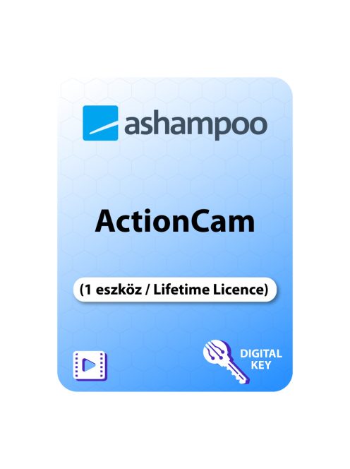 Ashampoo ActionCam (1 eszköz / Lifetime Licence) digitális licence kulcs  letöltés
