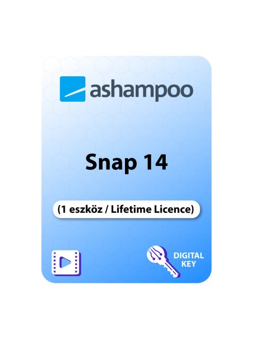 Ashampoo Snap 14 (1 eszköz / Lifetime Licence) digitális licence kulcs  letöltés
