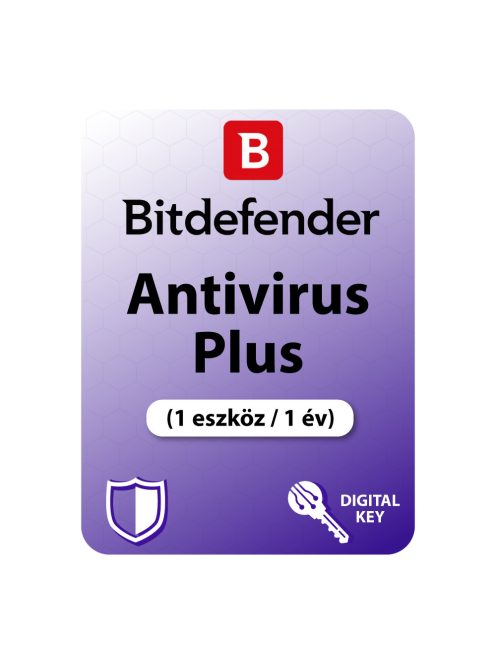 Bitdefender Antivirus Plus (1 eszköz / 1 év) digitális licence kulcs  letöltés