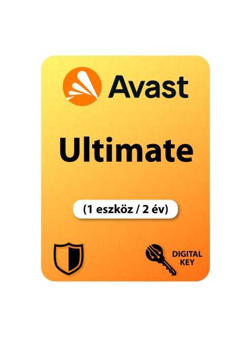 Avast Ultimate (1 eszköz / 2 év) digitális licence kulcs  letöltés