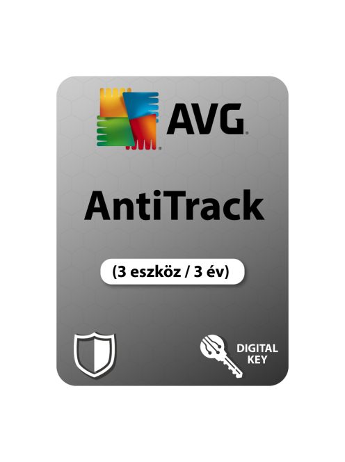 AVG AntiTrack (3 eszköz / 3 év) digitális licence kulcs  letöltés