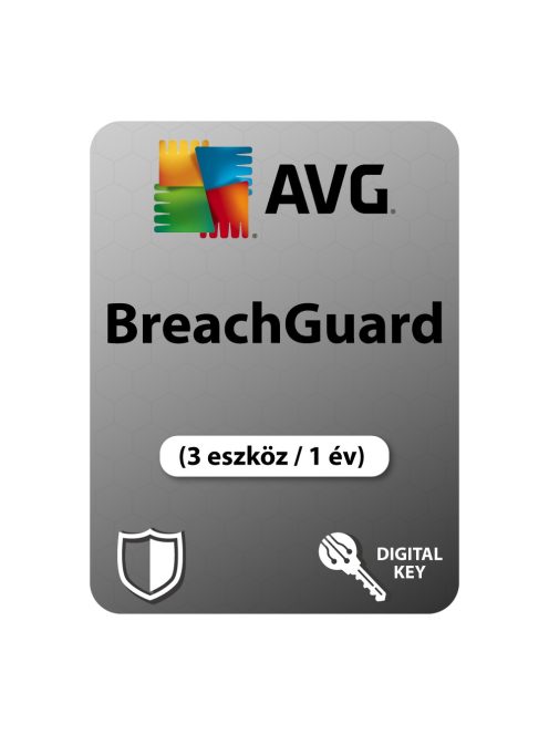 AVG BreachGuard (3 eszköz / 1 év) digitális licence kulcs  letöltés