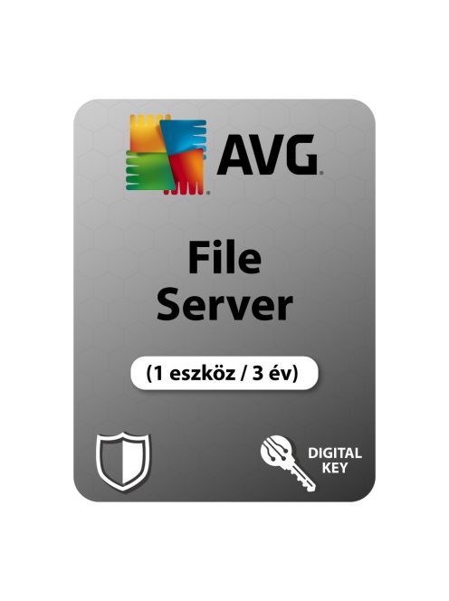 AVG File Server (1 eszköz / 3 év) digitális licence kulcs  letöltés