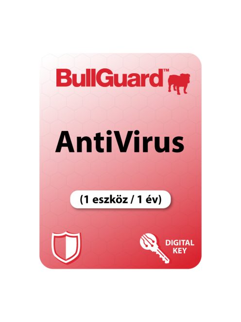 BullGuard AntiVirus (1 eszköz / 1 év) digitális licence kulcs  letöltés
