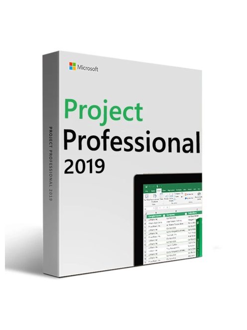 Microsoft Project Professional 2019 digitális licence kulcs  letöltés