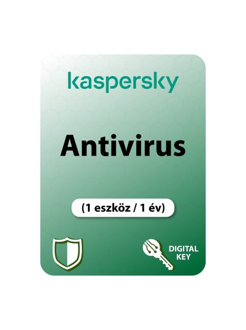 Kaspersky Antivirus (1 eszköz / 1 év) digitális licence kulcs  letöltés