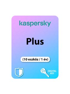 Kaspersky Plus (10 eszköz / 1 év) digitális licence kulcs  letöltés