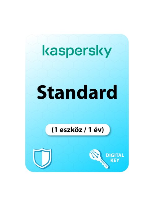 Kaspersky Standard (EU) (1 eszköz / 1 év) digitális licence kulcs  letöltés