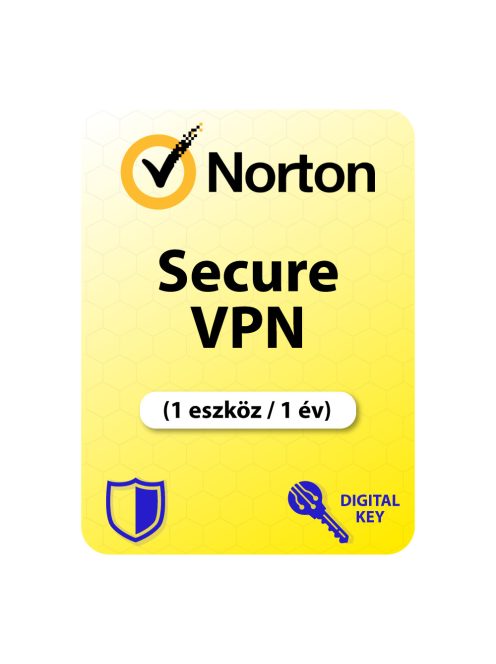 Norton Secure VPN (EU) (1 eszköz / 1 év) digitális licence kulcs  letöltés