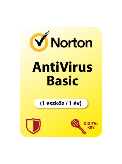 Norton AntiVirus Basic (1 eszköz / 1 év) digitális licence kulcs  letöltés