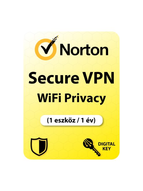 Norton Secure VPN (1 eszköz / 1év) digitális licence kulcs  letöltés