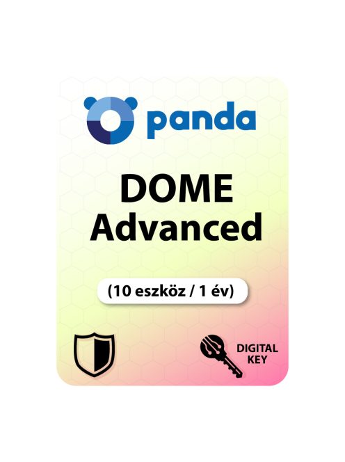 Panda Dome Advanced (10 eszköz / 1 év) digitális licence kulcs  letöltés
