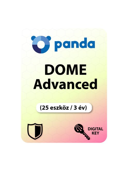 Panda Dome Advanced (25 eszköz / 3 év) digitális licence kulcs  letöltés
