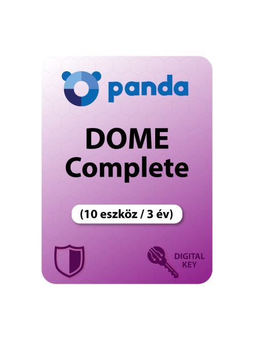Panda Dome Complete (10 eszköz / 3 év) digitális licence kulcs  letöltés