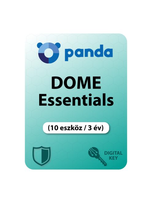 Panda Dome Essential (10 eszköz / 3 év) digitális licence kulcs  letöltés