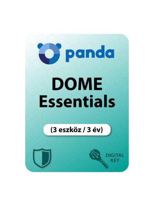 Panda Dome Essential (3 eszköz / 3 év) digitális licence kulcs  letöltés