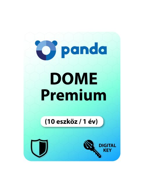 Panda Dome Premium (10 eszköz / 1 év) digitális licence kulcs  letöltés