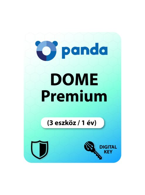 Panda Dome Premium (3 eszköz / 1 év) digitális licence kulcs  letöltés