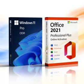   Microsoft Windows 11 Pro (OEM) + Microsoft Office 2021 Professional Plus (Költöztethető)