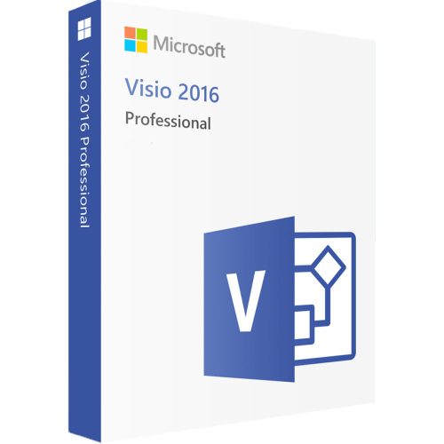 Microsoft Visio Professional 2016 (2 eszköz) (Online aktiválás)