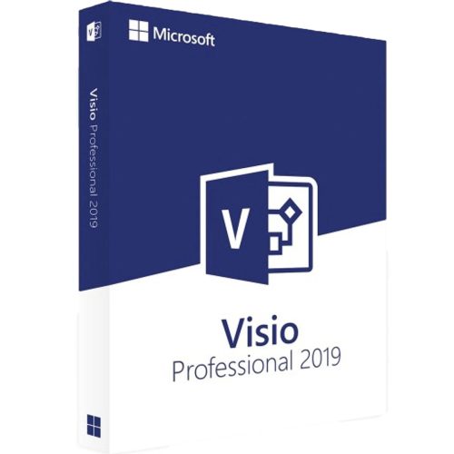 Microsoft Visio Professional 2019 (Költöztethető) digitális licence kulcs  letöltés