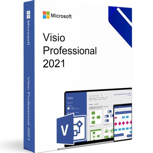 Microsoft Visio Professional 2021 (2 eszköz) (Online aktiválás)