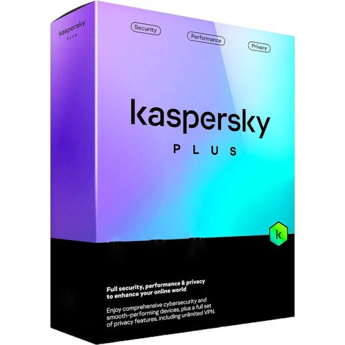 Kaspersky Plus (EU) (2 eszköz / 1 év) digitális licence kulcs  letöltés