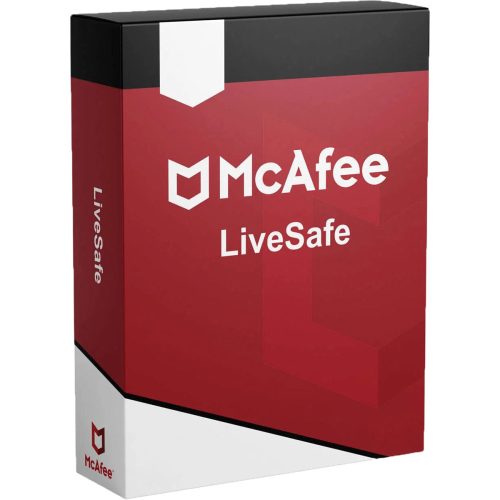McAfee LiveSafe (1 eszköz / 1 év) digitális licence kulcs  letöltés