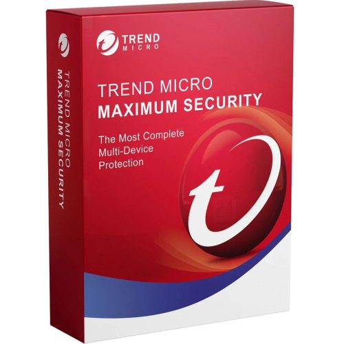 Trend Micro Maximum Security (1 eszköz / 1 év) digitális licence kulcs  letöltés