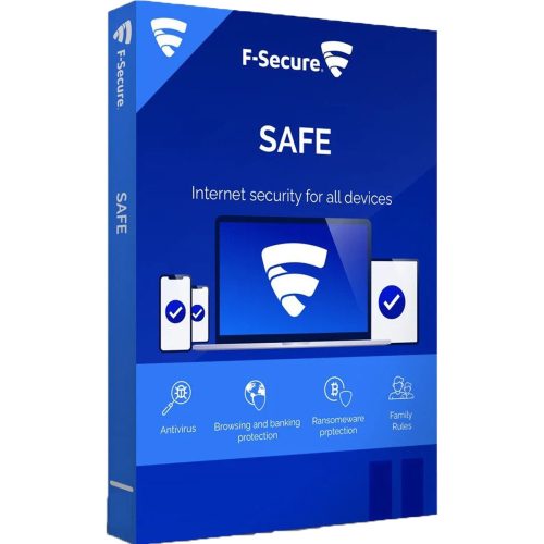 F-Secure Safe (3 eszköz / 2 év) digitális licence kulcs  letöltés
