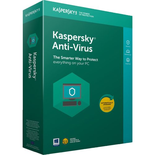 Kaspersky AntiVirus (3 eszköz / 1 év) (EU)