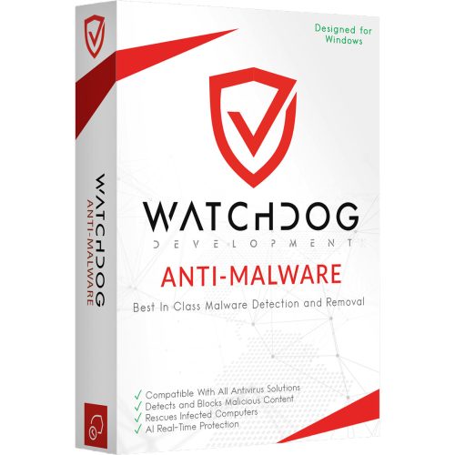 Watchdog Anti-Malware (3 eszköz / 1 év) digitális licence kulcs  letöltés