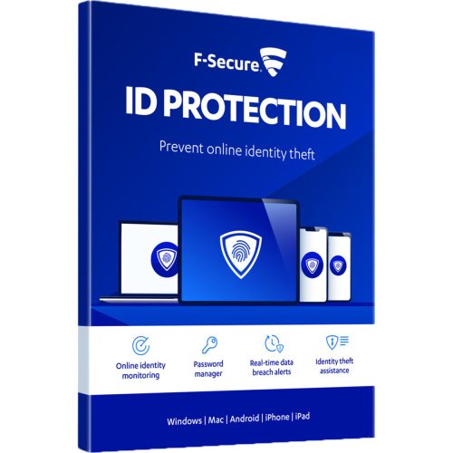 F-Secure ID Protection (5 email / 1 év) digitális licence kulcs  letöltés