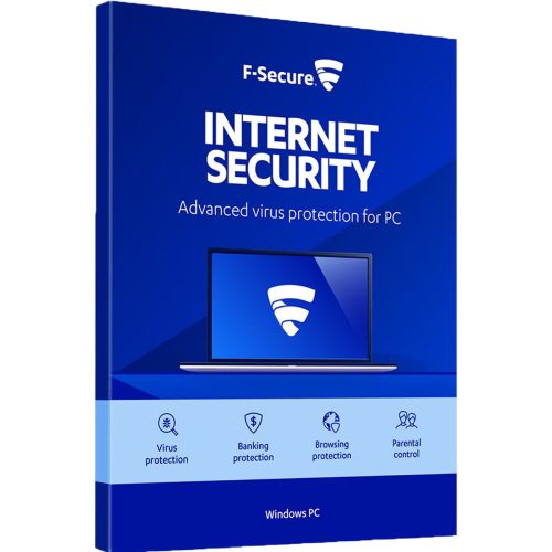 F-Secure Internet Security (3 eszköz / 1 év) digitális licence kulcs  letöltés