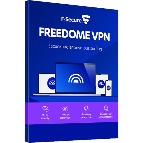 F-Secure Freedome VPN (1 eszköz / 1 év) digitális licence kulcs  letöltés