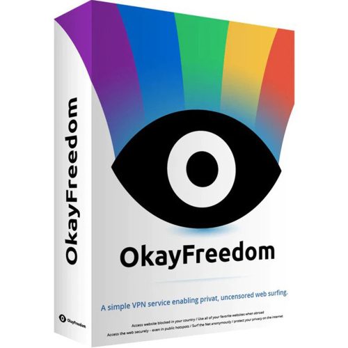 OkayFreedom Premium VPN 10GB Traffic (1 eszköz / 1 év) digitális licence kulcs  letöltés