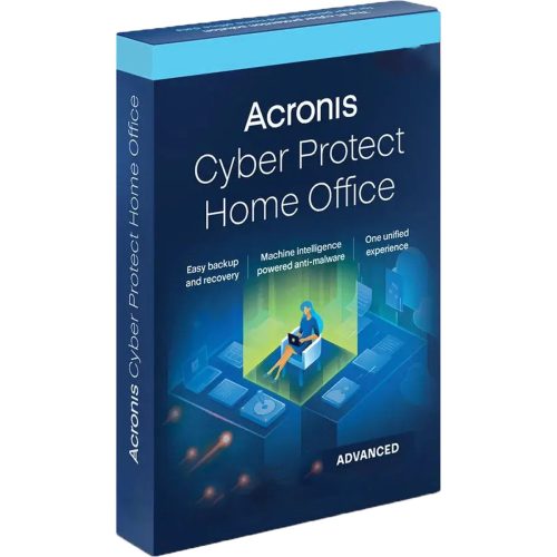 Acronis Cyber Protect Home Office Advanced (1 eszköz / 1 év) + 500 GB Felhőalapú tárolás