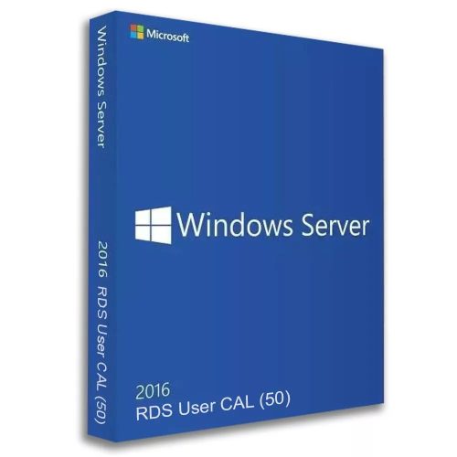 Windows Server 2016 RDS User CAL (50) digitális licence kulcs  letöltés