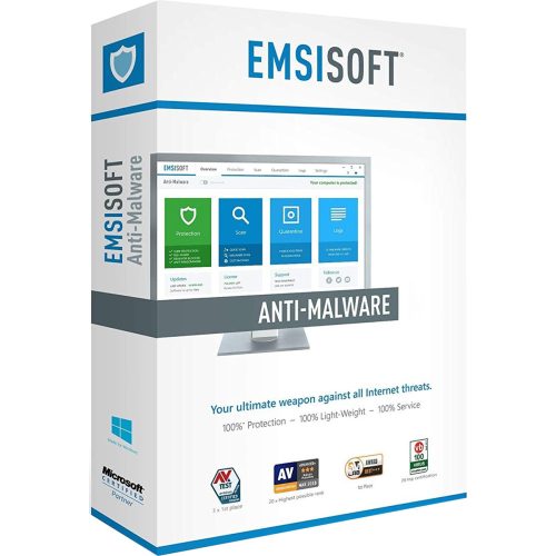 Emsisoft Anti-Malware (1 dospozitiv / 1 an)