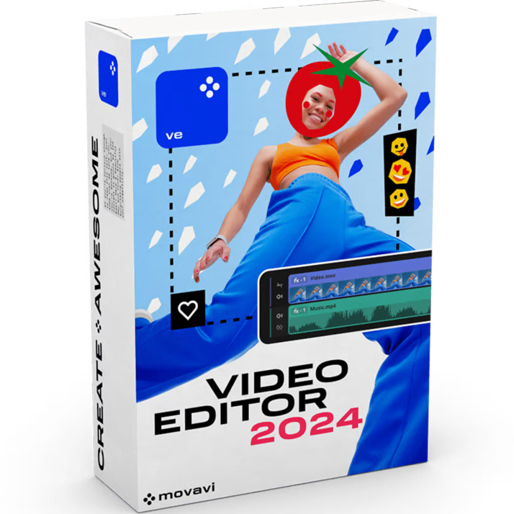 Movavi Video Editor 2024 (1 Eszköz / Lifetime) - VR Soft