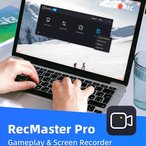 RecMaster Pro - Gameplay & Screen Recorder (1 eszköz / Lifetime) (Steam)