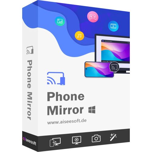 Aiseesoft Phone Mirror (1 eszköz / 1 év)