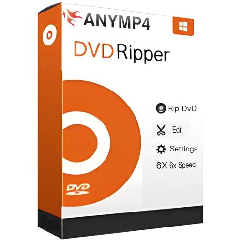 AnyMP4 DVD Ripper (1 eszköz / 1 év)
